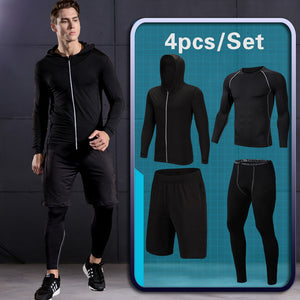 Men's Gym Running Fitness sportswear Athletic physical training Clothes Suits workout jogging Sports clothing Tracksuit Dry Fit